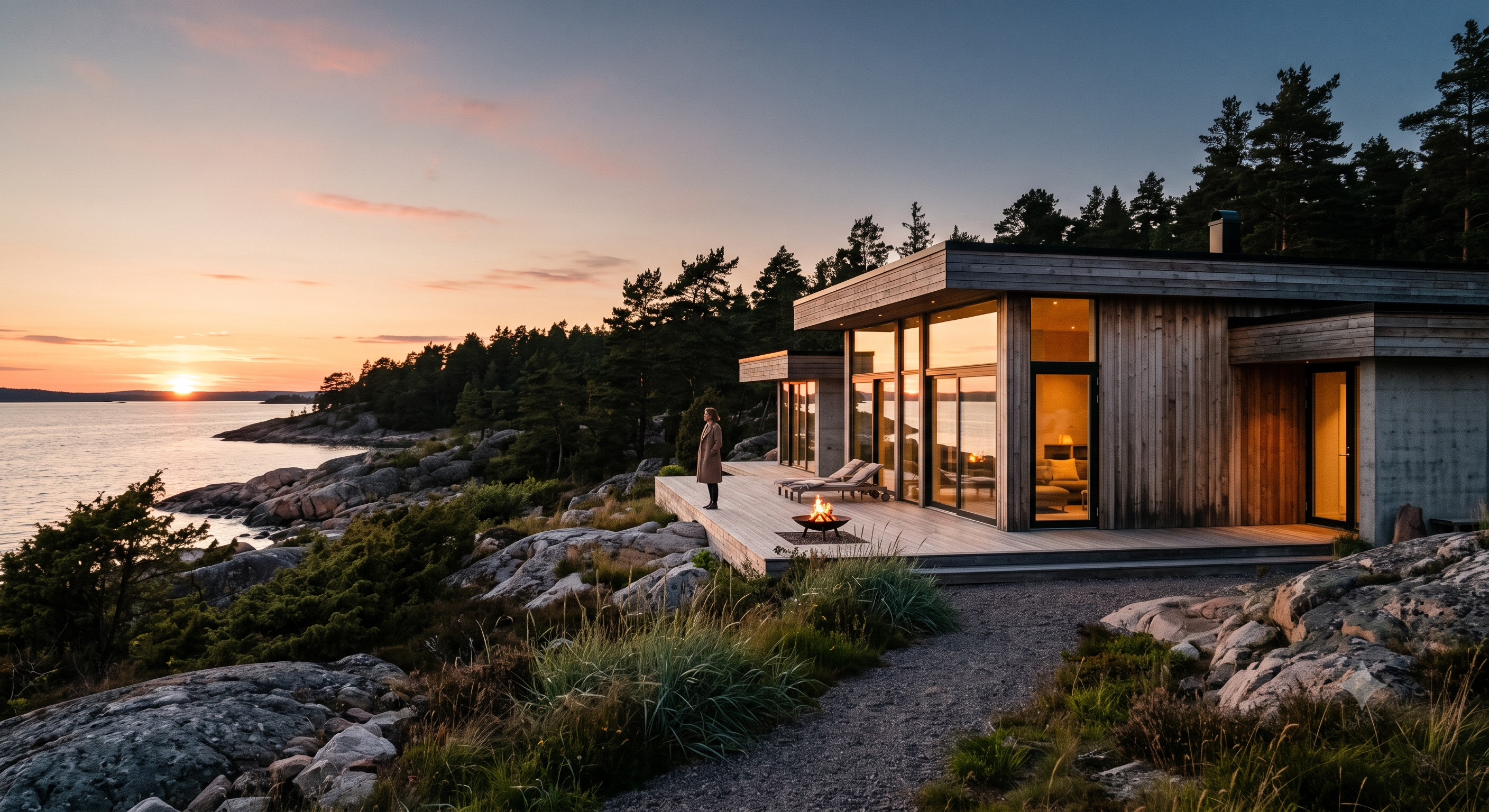 arkitektritade villor från Landsbrovillan 
